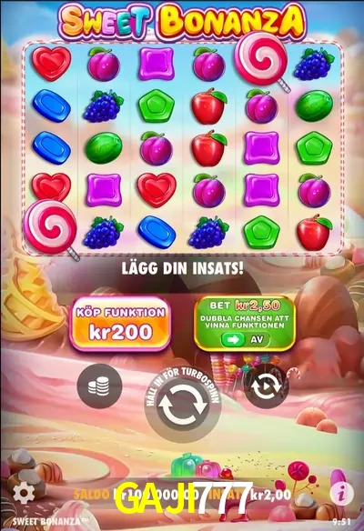 GAJI777 — Sweet Bonanza slot | Play on Android APK & iPhone for real money | Pragmatic Play